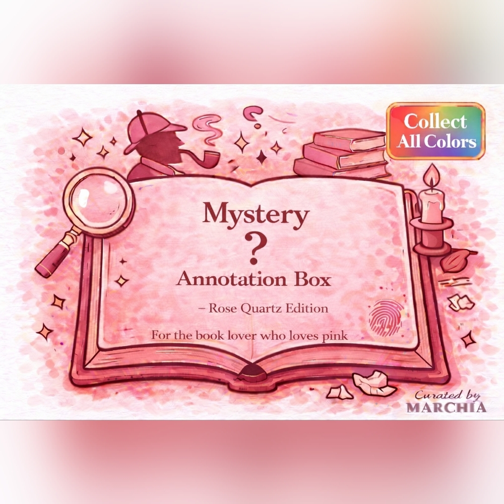 Everything But The Book Bundle-Mystery Annotation Box-Rose Quartz Edition